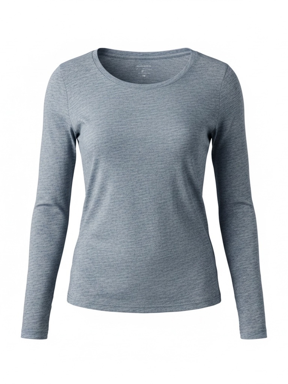 ✨ J.Crew Vintage Cotton Gray Marled Long Sleeve Tee XS